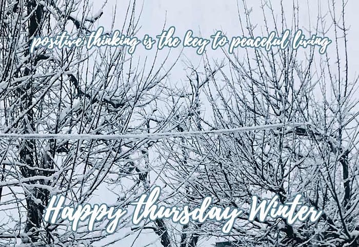 happy thursday winter quotes pictures