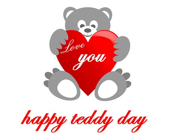 valentines day teddy bear clipart