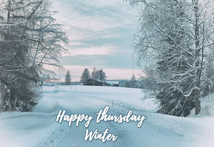 happy thursday winter images
