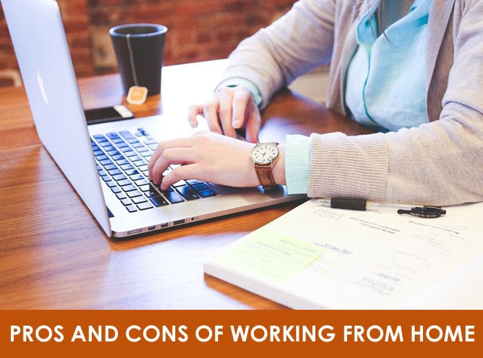Pros and cons of working from home