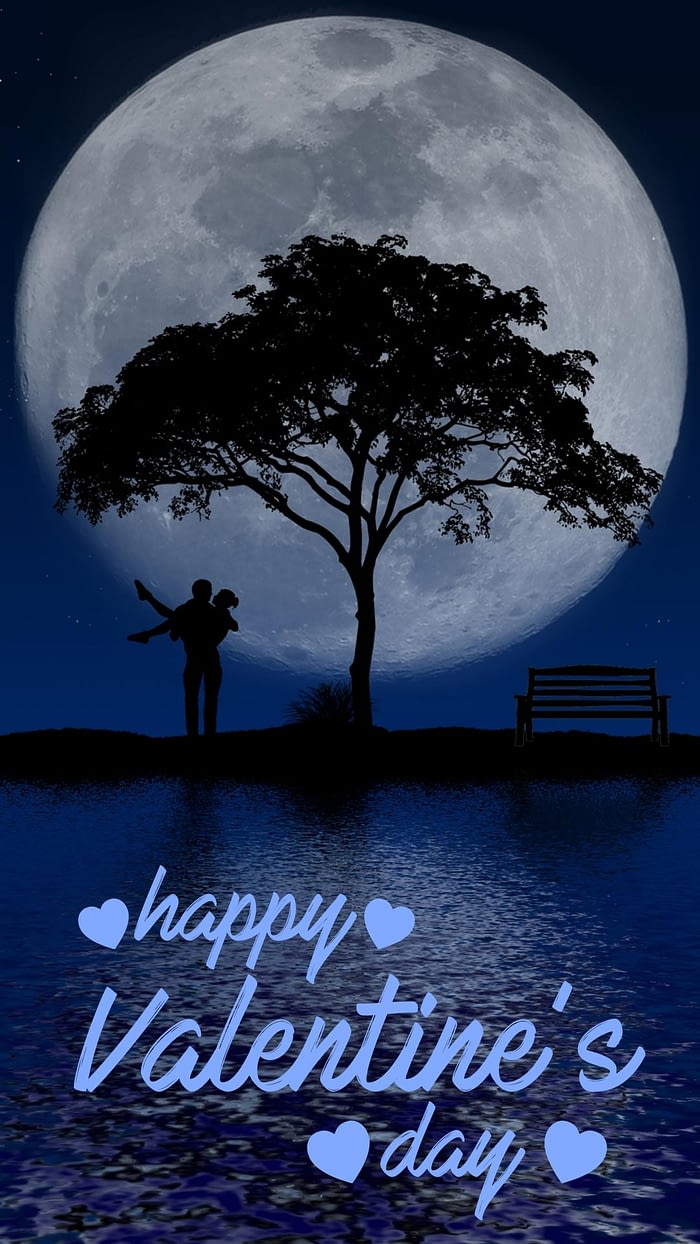 cute love couple valentines day iphone wallpaper