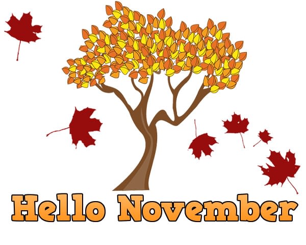 hello november clipart happy month clip art