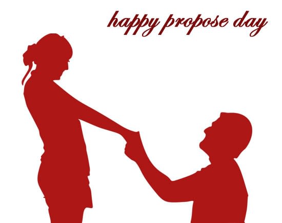 happy Propose day Clip art couple images