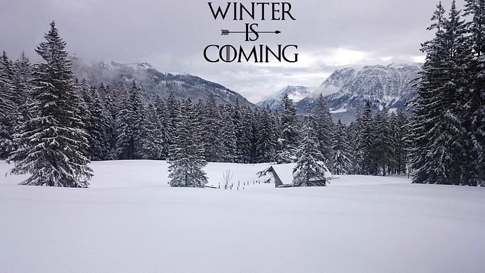 winter is coming zoom virtual backgrounds plain background