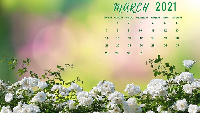 march 2021 calendar wallpaper free desktop laptop computer background